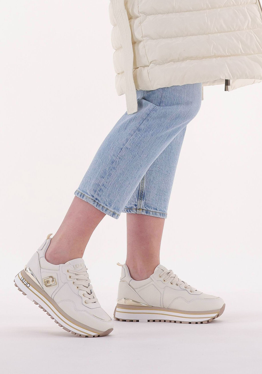 Witte LIU JO Lage sneakers MAXI WONDER 01 - large