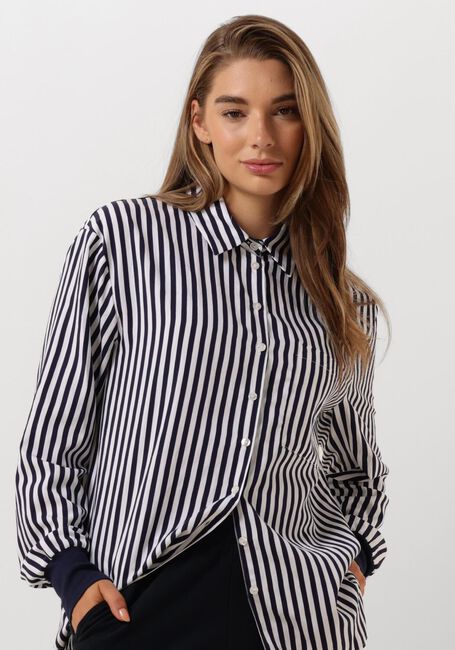 Blauwe PENN & INK Blouses 501 BLOUSE PRINT - large