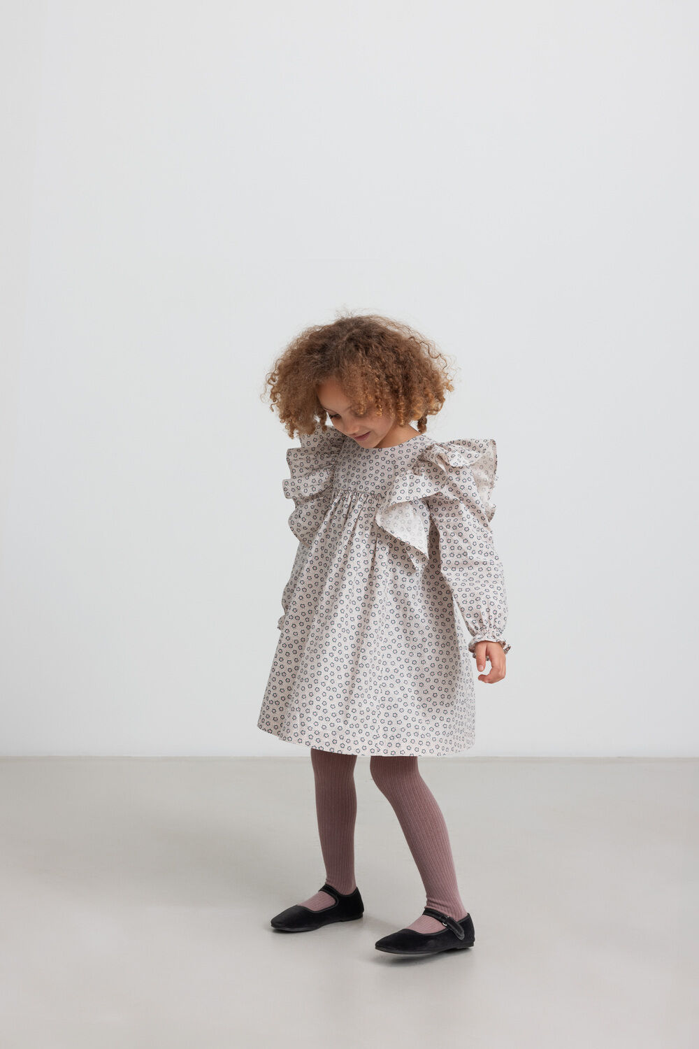 Creme MARMAR COPENHAGEN Mini jurk DARIA - large