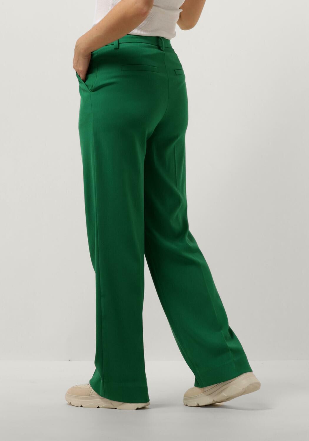 MINUS Dames Broeken Livina Straight Leg Pant Groen