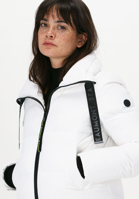 Witte BEAUMONT Gewatteerde jas PUFFER RECYCLED SHORT JACKET - large