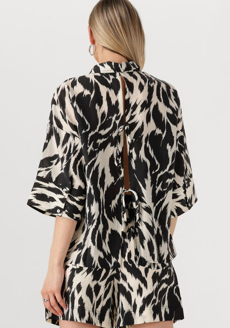 Zwarte ROUGE EDIT Top ROUALININE 2/4 OVERSIZED SHIRT - large