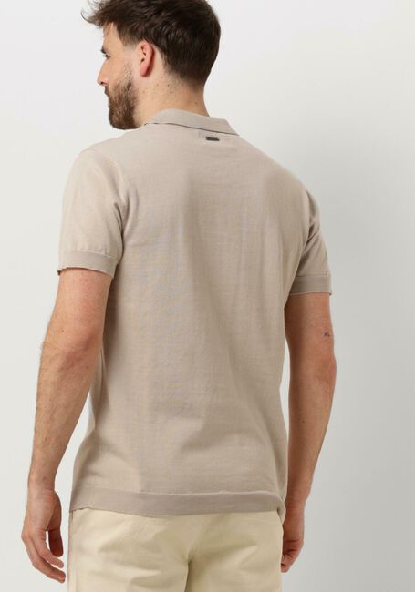 Zand PURE PATH Polo KNITTED SHORTSLEEVE POLO BUTTON UP WITH CHEST EMBROIDERY - large