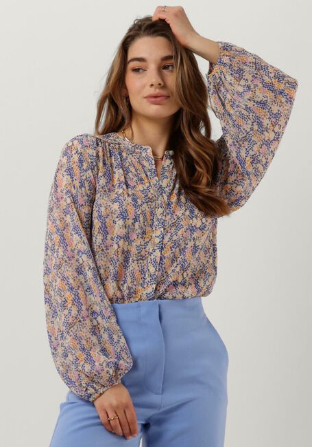 Blauwe SECOND FEMALE Blouses POPPI SHIRT - large