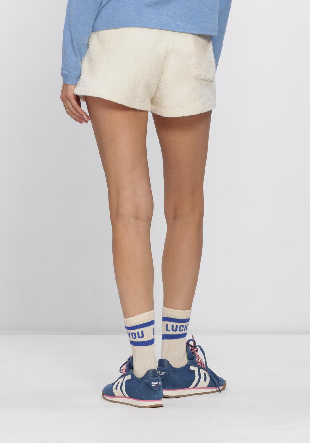 Ecru AMERICAN VINTAGE Korte broek BOBYPARK - large