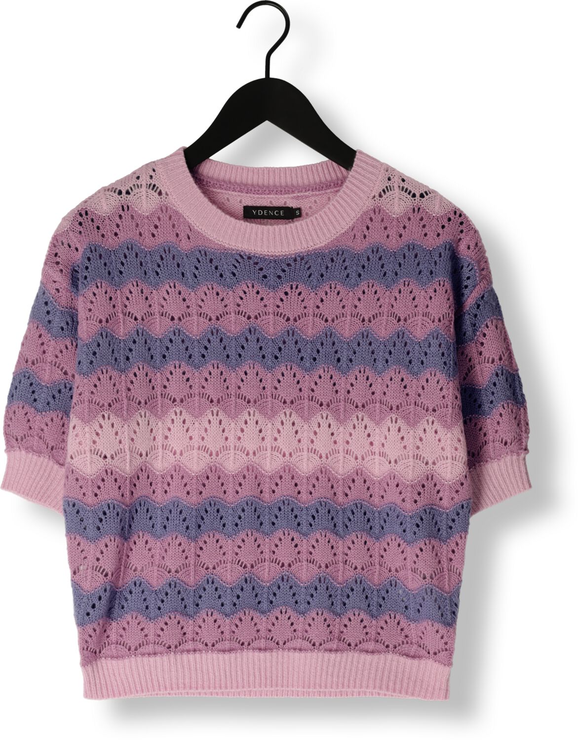 YDENCE Dames Tops & T-shirts Knitted Top Selah Paars