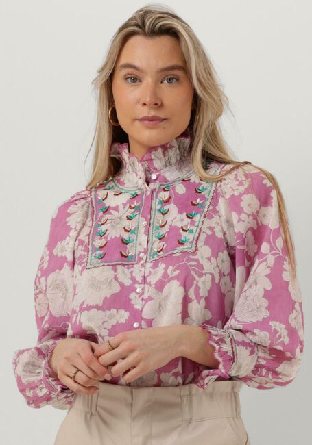 Roze ANTIK BATIK Blouses PEONY BLOUSE - large