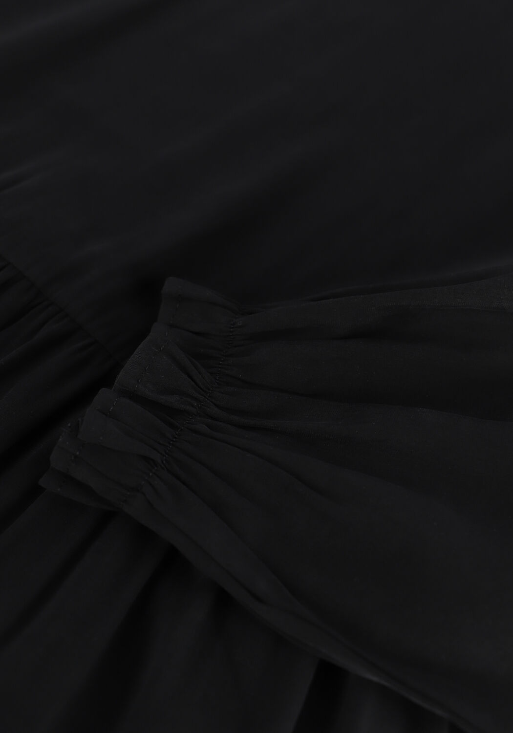 Zwarte MSCH COPENHAGEN Mini jurk MEADOW ANNEKE LS DRESS - large