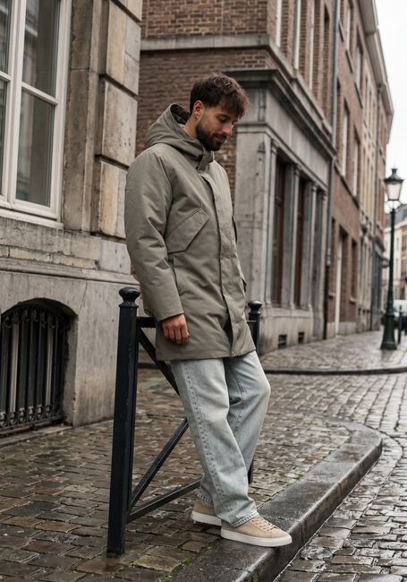 Khaki ELVINE Parka's JANNE - large