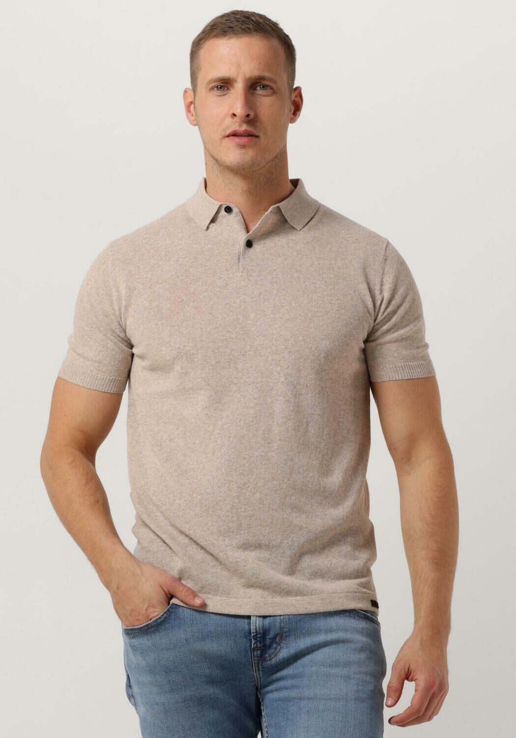 Genti Heren Polo & T-shirts Zomerstijl Beige Heren