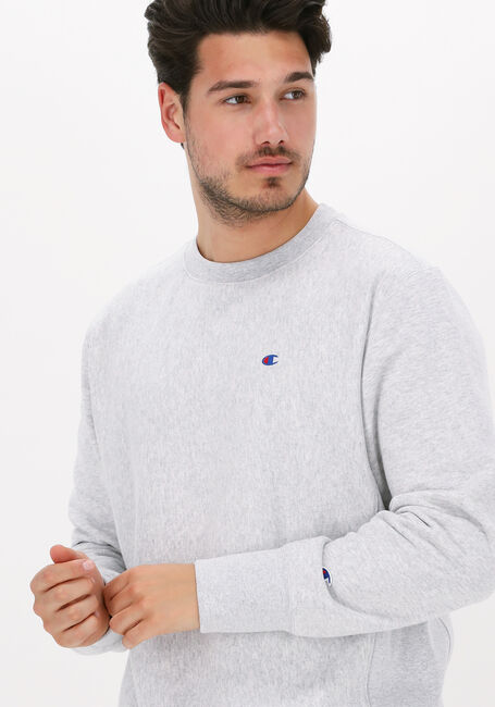 Grijze CHAMPION Sweater CREWNECK SWEATSHIRT - large
