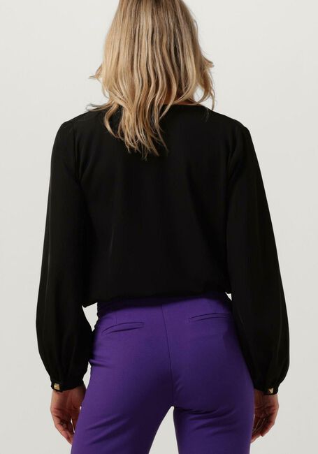 Zwarte ACCESS Blouses BLOUSE WITH FRONT V OPENING - large