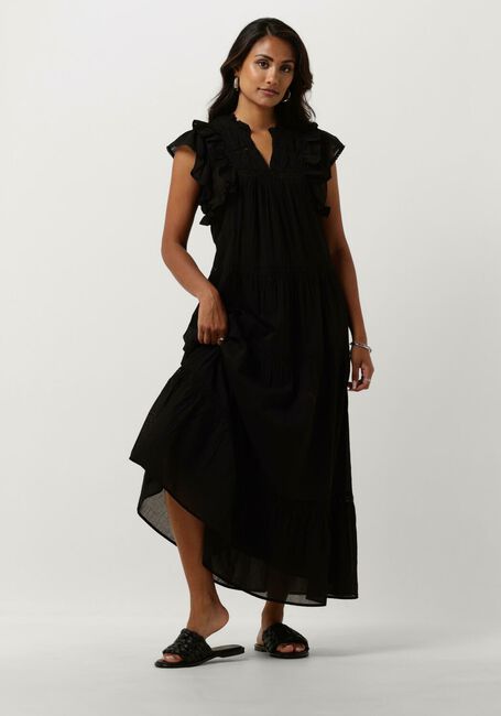 Zwarte NEO NOIR Maxi jurk ANKITA S VOILE DRESS - large
