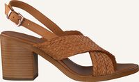 Cognac NOTRE-V Platte sandalen 142062 - medium