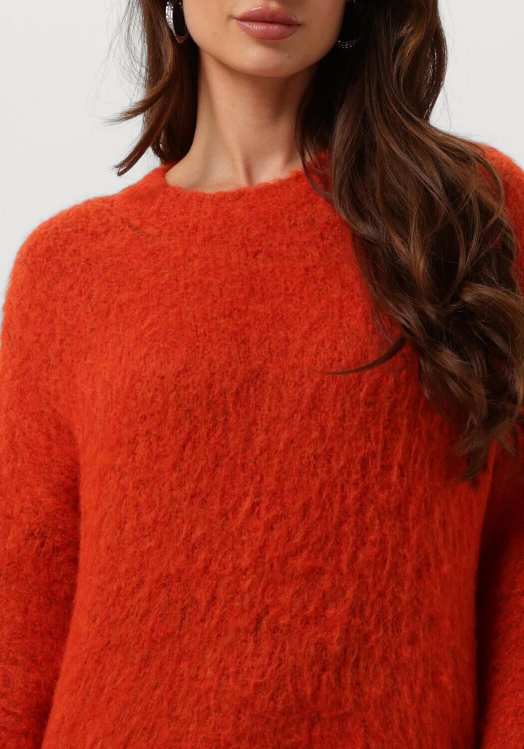 AMAYA AMSTERDAM Dames Truien & Vesten Bobbie Knitwear Oranje