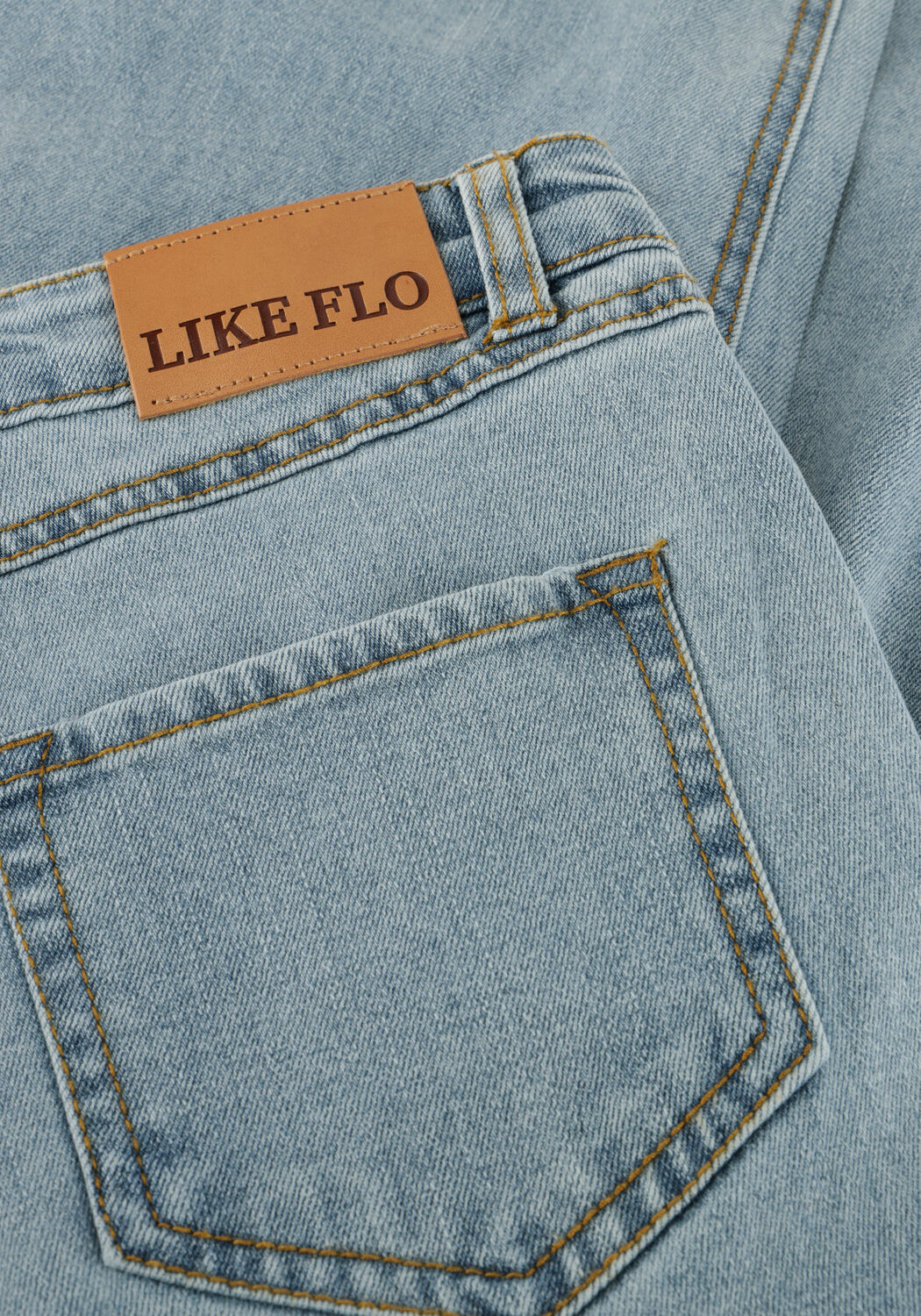 Lichtblauwe LIKE FLO Wide jeans FARREL FLO DENIM PANTS - large