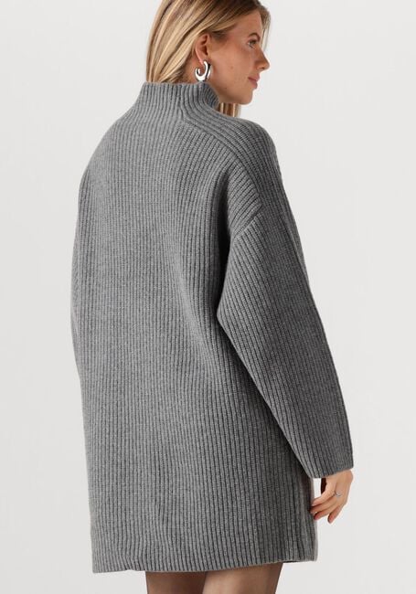 Grijze EDITED Mini jurk NEEA KNIT DRESS - large