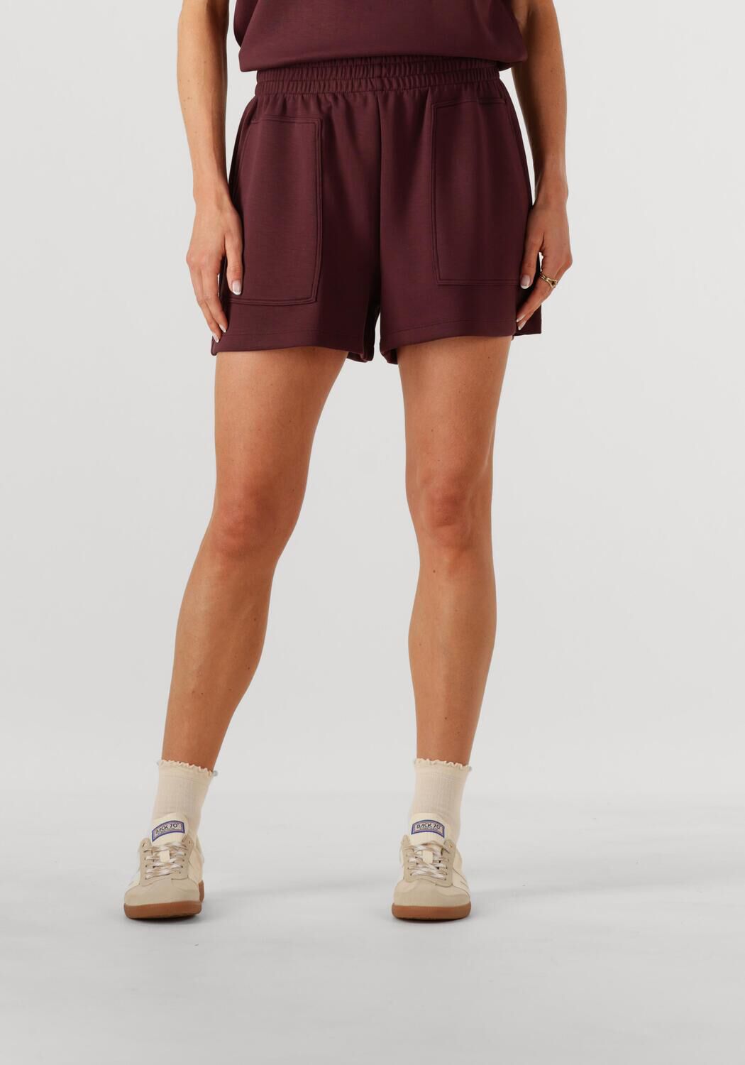MSCH COPENHAGEN Dames Broeken Mschharissa Ima Q Pocket Sweat Shorts Paars