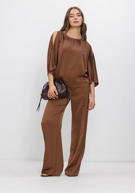 Bruine DANTE6 Broeken JULES SATIN SMART PANTS - large