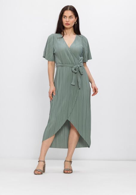 Groene Y.A.S. Jurken YASOLINDA SS MIDI WRAP DRESS S. NOOS - large