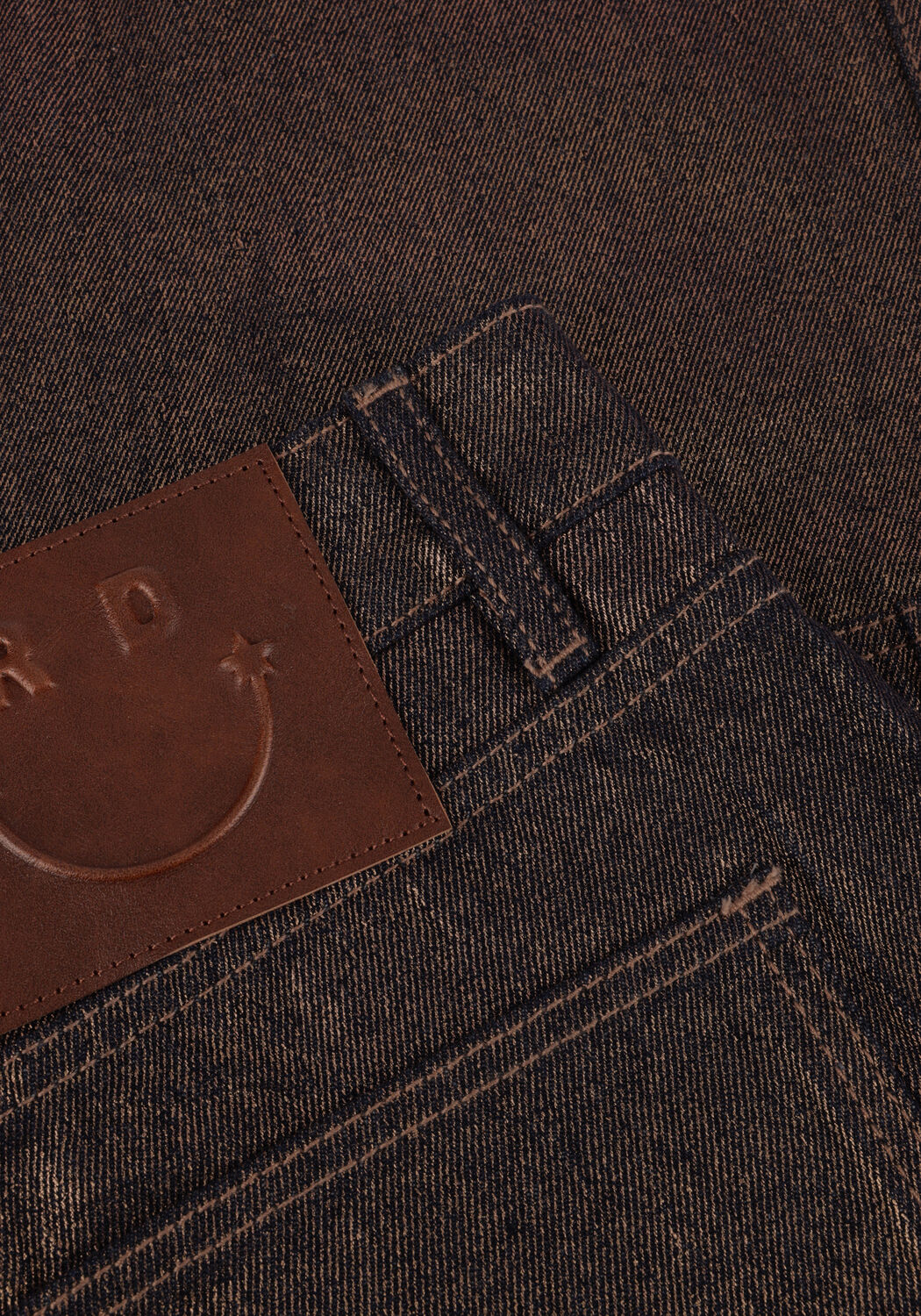 Gouden REFINED DEPARTMENT Wide jeans ANYSSA - large