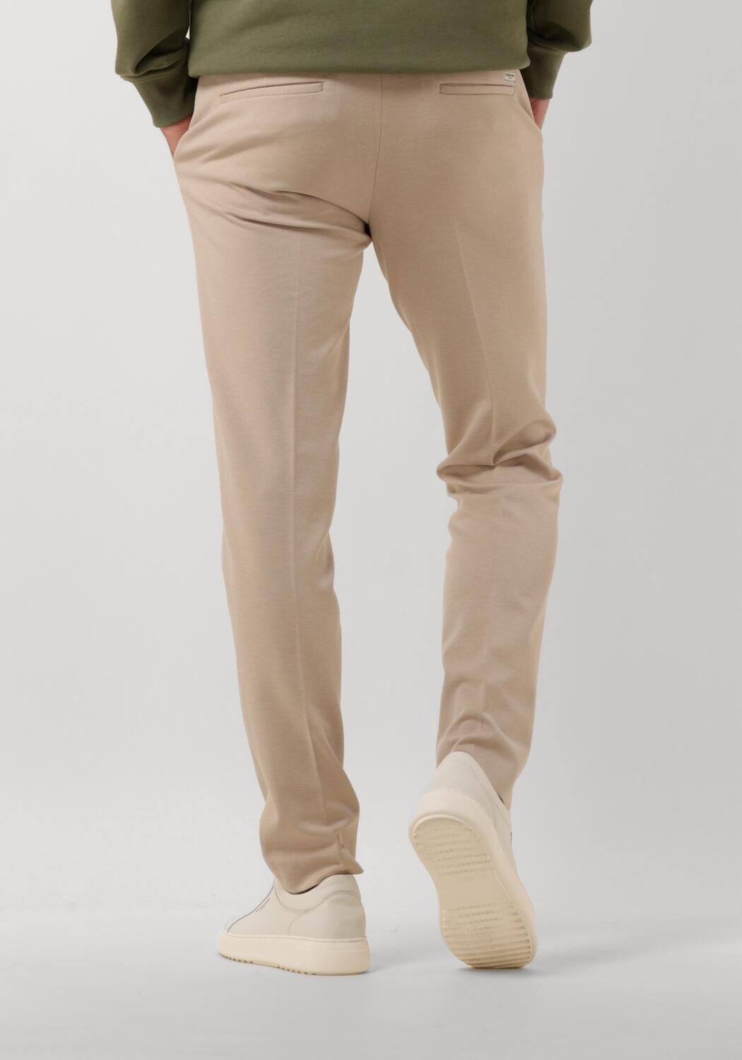 SCOTCH & SODA Heren Broeken Mott- Jersey Slim Fit Chino Beige
