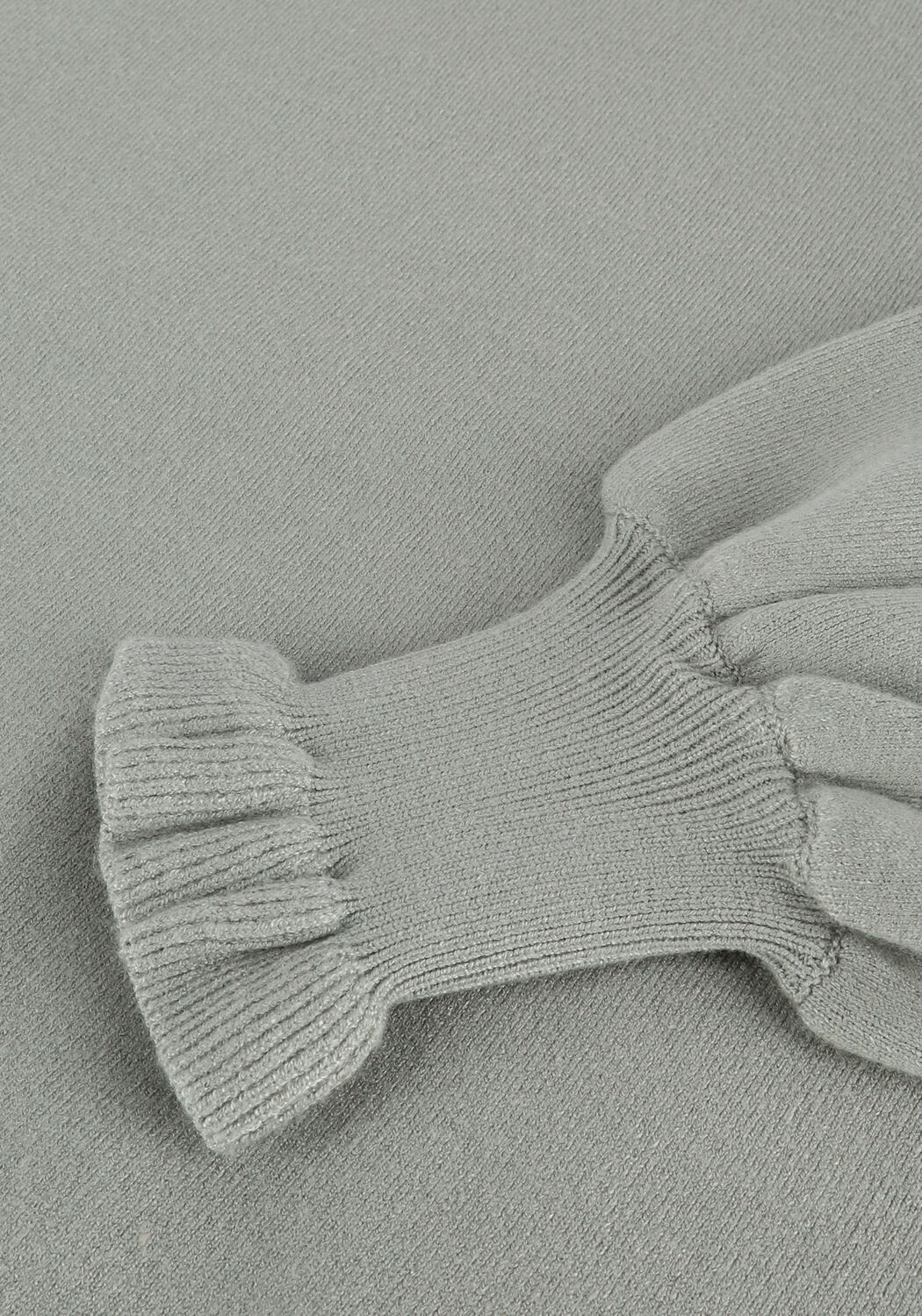 Groene OBJECT Trui REYNARD LS KNIT PULLOVER - large