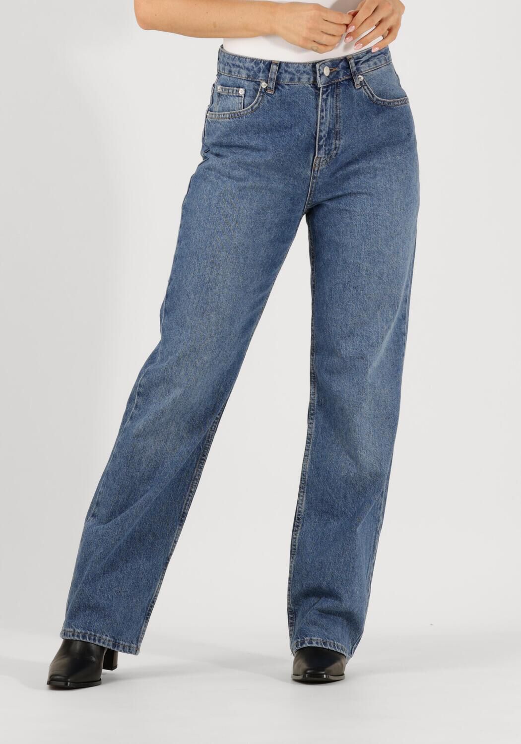 NEO NOIR Stijlvolle Wide Leg Jeans Simona Blue Dames