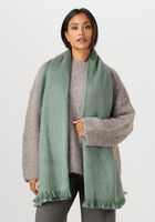 Groene ALPACA LOCA Sjaal DOUBLE SCARF - medium