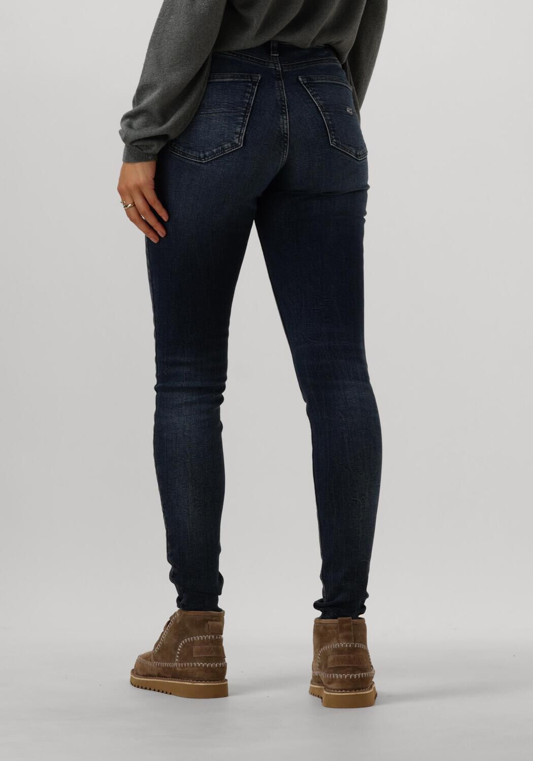TOMMY JEANS Dames Jeans Nora Md Skn Dh1264 Donkerblauw