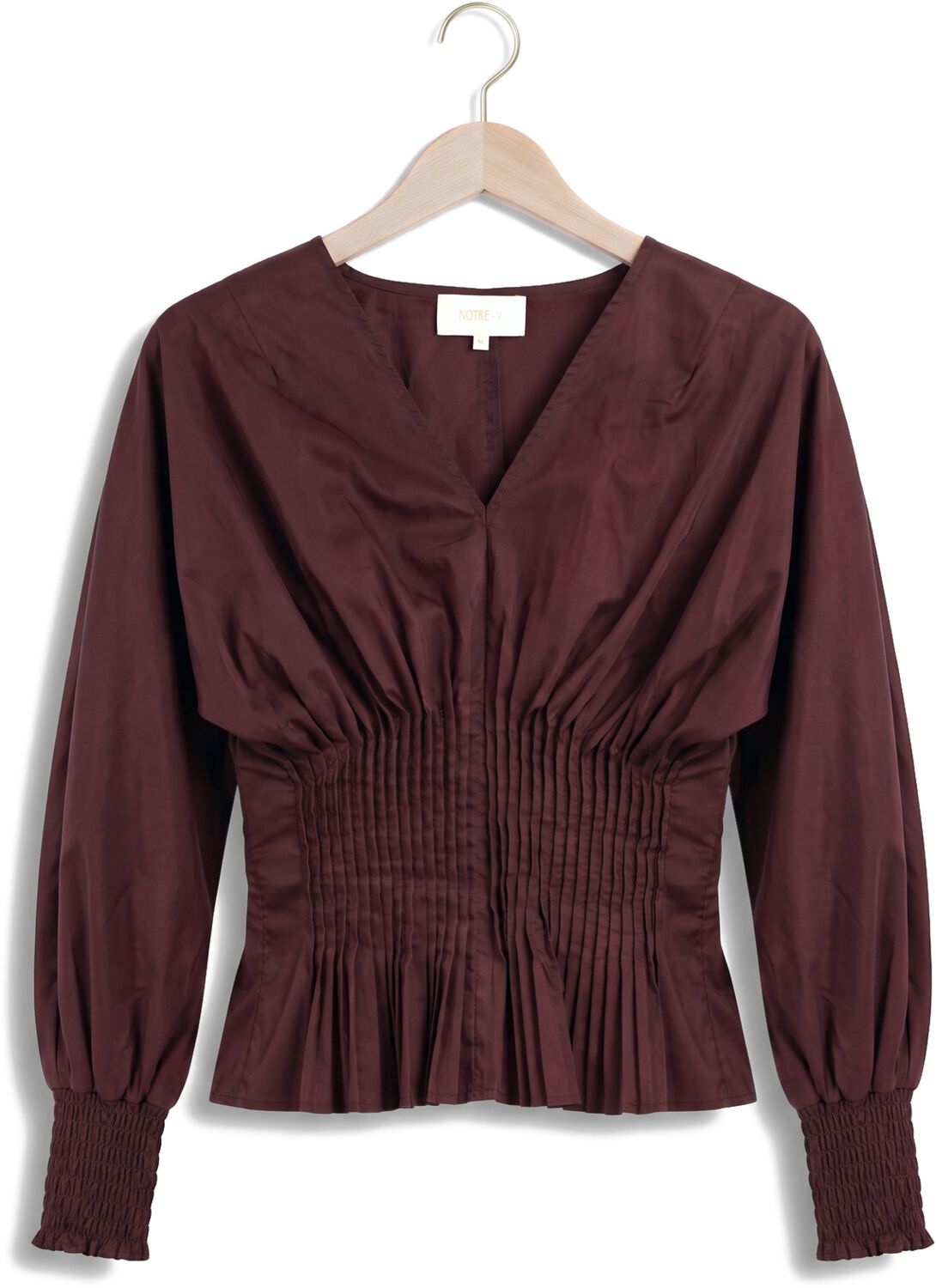 NOTRE-V Dames Blouses Nv-isel Bordeaux