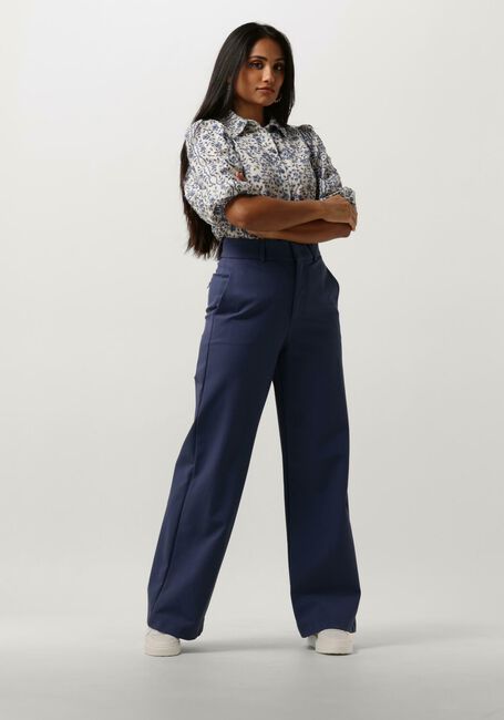 Blauwe VANILIA Pantalon TAILORED TWILL - large