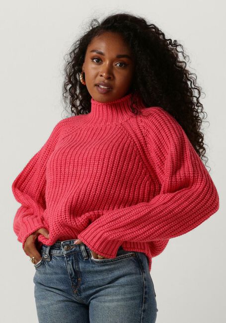 Roze NOTRE-V Trui HEAVY KNIT TOP - large