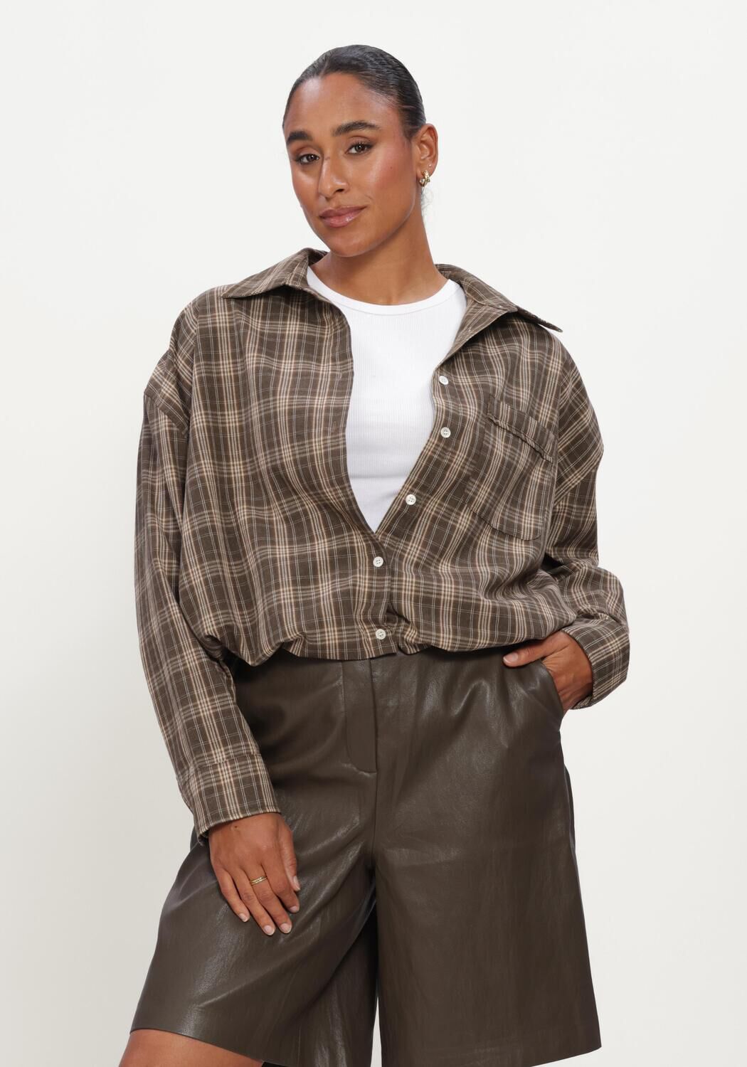 Bruine CIRCLE OF TRUST Blouses YANA BLOUSE - large