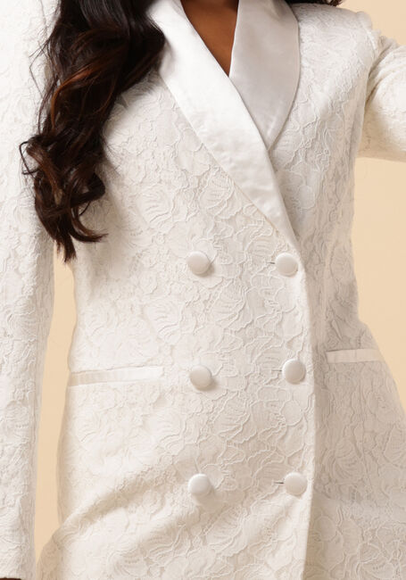 Witte Y.A.S. Bruidsmode YASYARA LS LACE BLAZER DRESS - CELEB - large