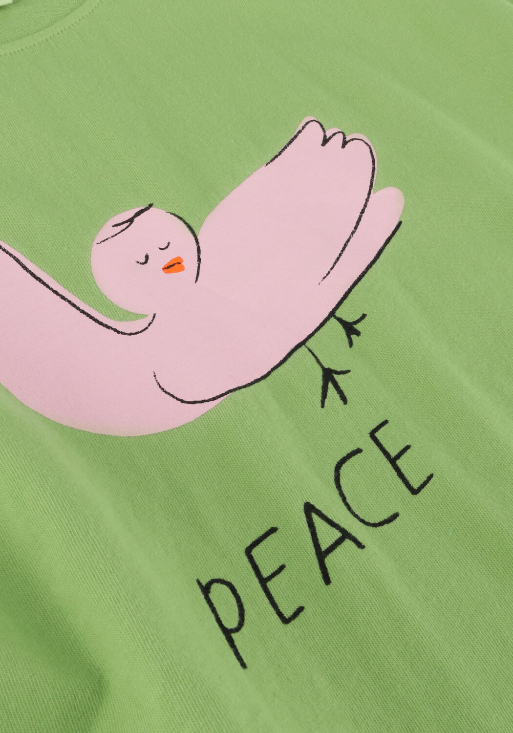 Jelly Mallow Meisjes Tops & T-shirts Peace T-shirt Groen-3Y