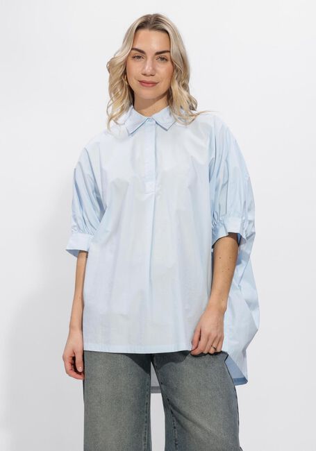 Lichtblauwe SILVIAN HEACH Blouses SHIRT GLANZ - large