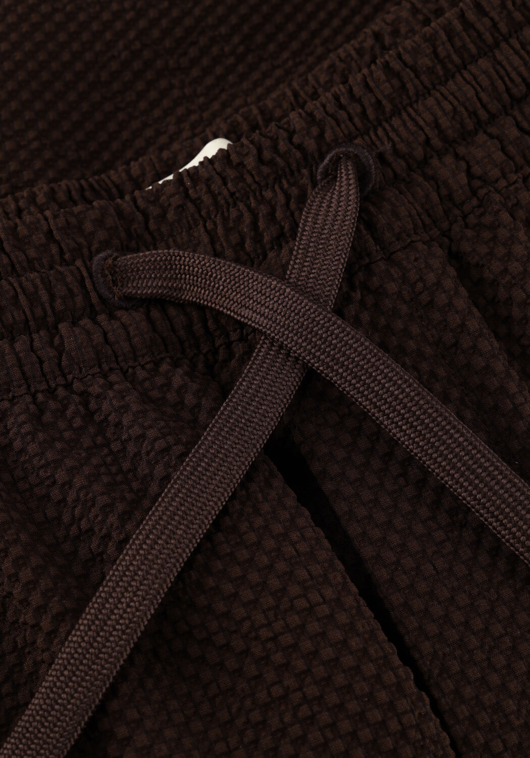 Bruine LES DEUX Zwembroeken STAN SEERSUCKER SWIM SHORTS - large