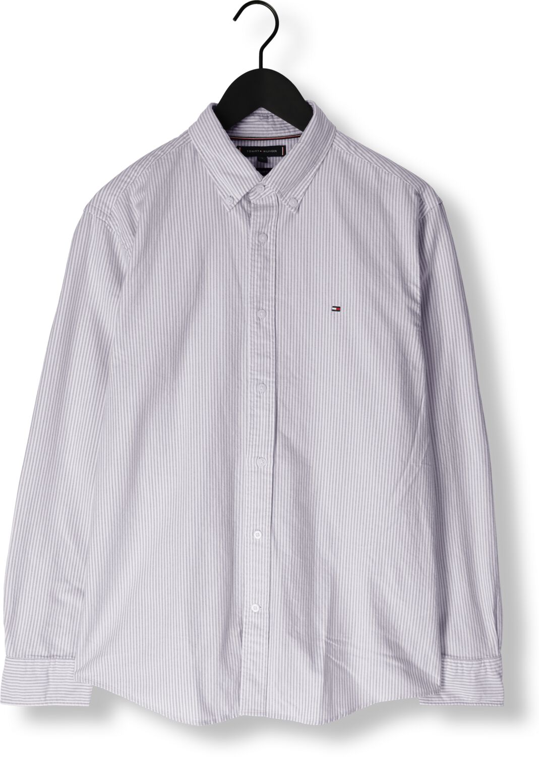 TOMMY HILFIGER Heren Overhemden Heritage Oxford Stripe Rf Shirt Blauw