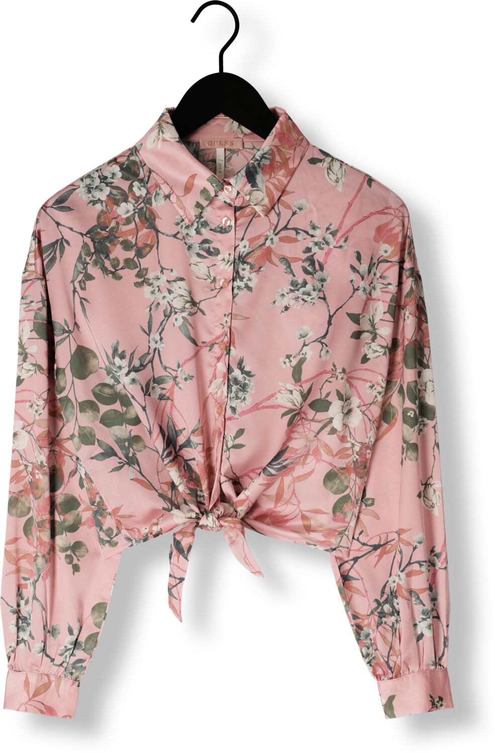 GUESS Dames Blouses Lsbowed Jun Shirt Lichtroze