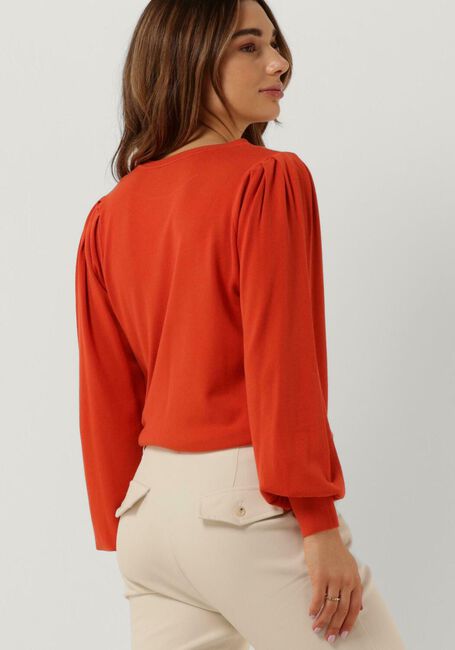 Oranje SUMMUM Sweater PUFFY SLEEVE SWEATER BASIC KNIT - large
