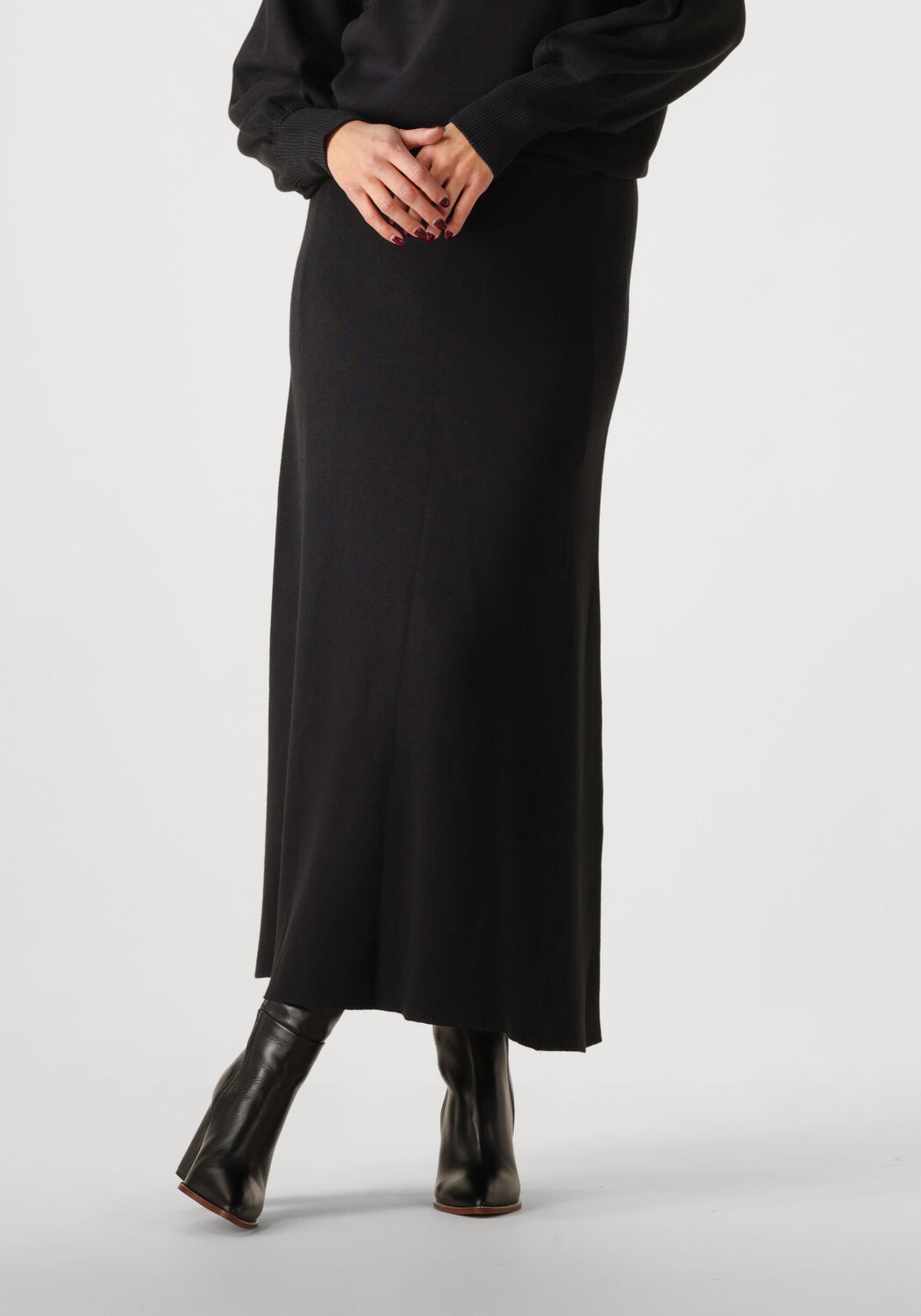 Y.A.S Gebreide rok YASFONNY HW ANKLE KNIT SKIRT S. NOOS