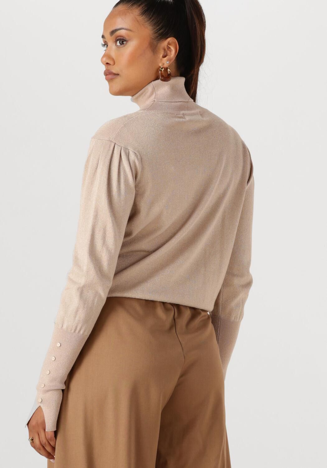 NUKUS Dames Truien & Vesten Sylvia Pullover Lurex Roze
