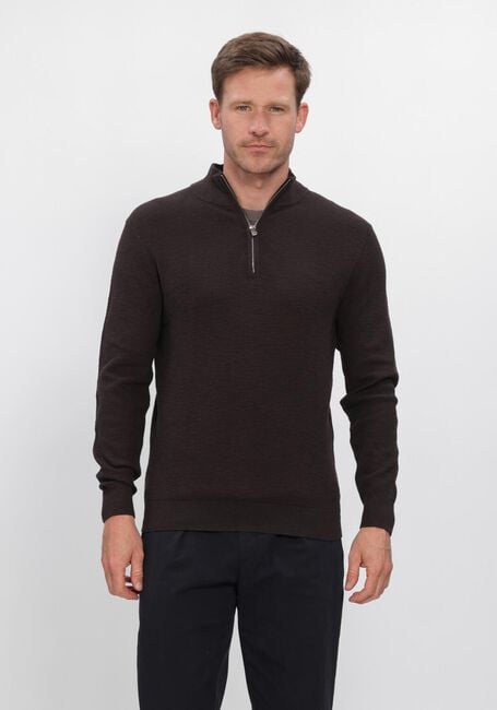 Bruine PROFUOMO Trui PPXJ30023 - large
