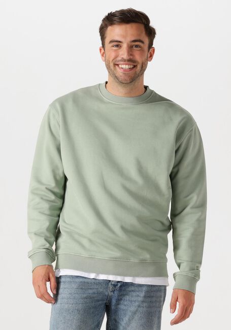 Mint PURE PATH Sweater LOOSE FIT CREWNECK LS SWEATERS - large