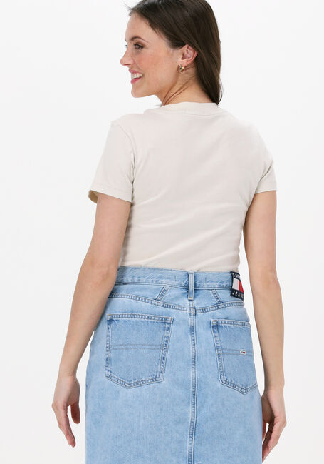 Gebroken wit CALVIN KLEIN T-shirt MONOGRAM SLIM TEE - large