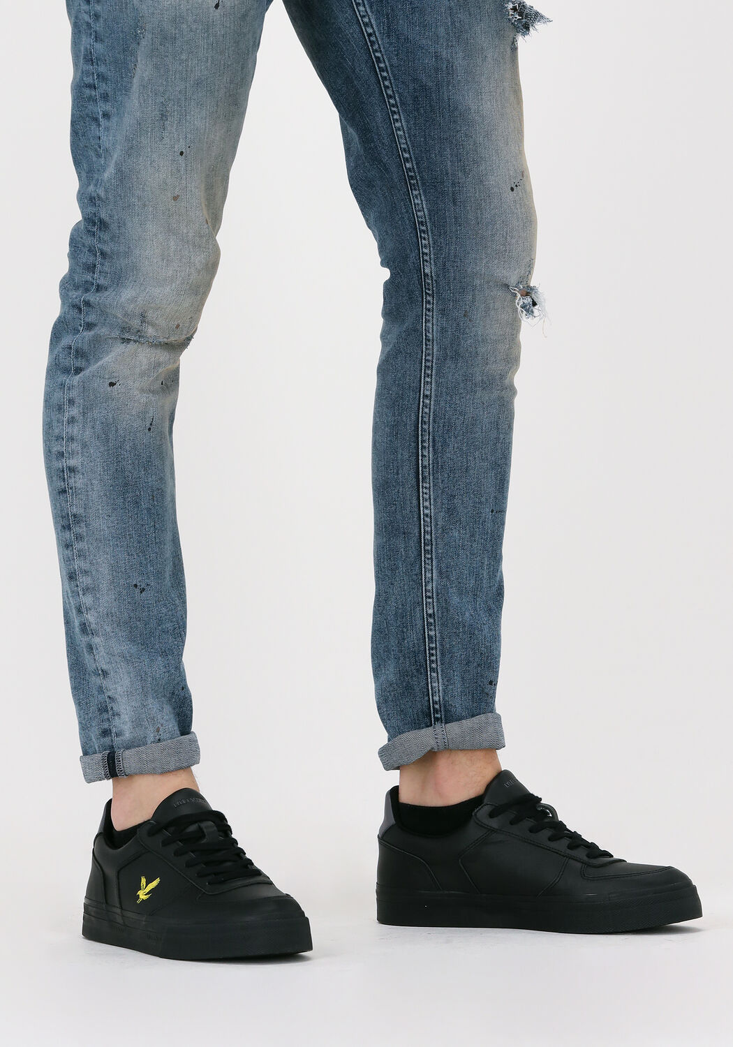 Zwarte LYLE & SCOTT Lage sneakers MCMAHON - large