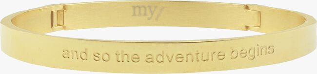 Gouden MY JEWELLERY Armband AND SO THE ADVENTURE BEGINS - large