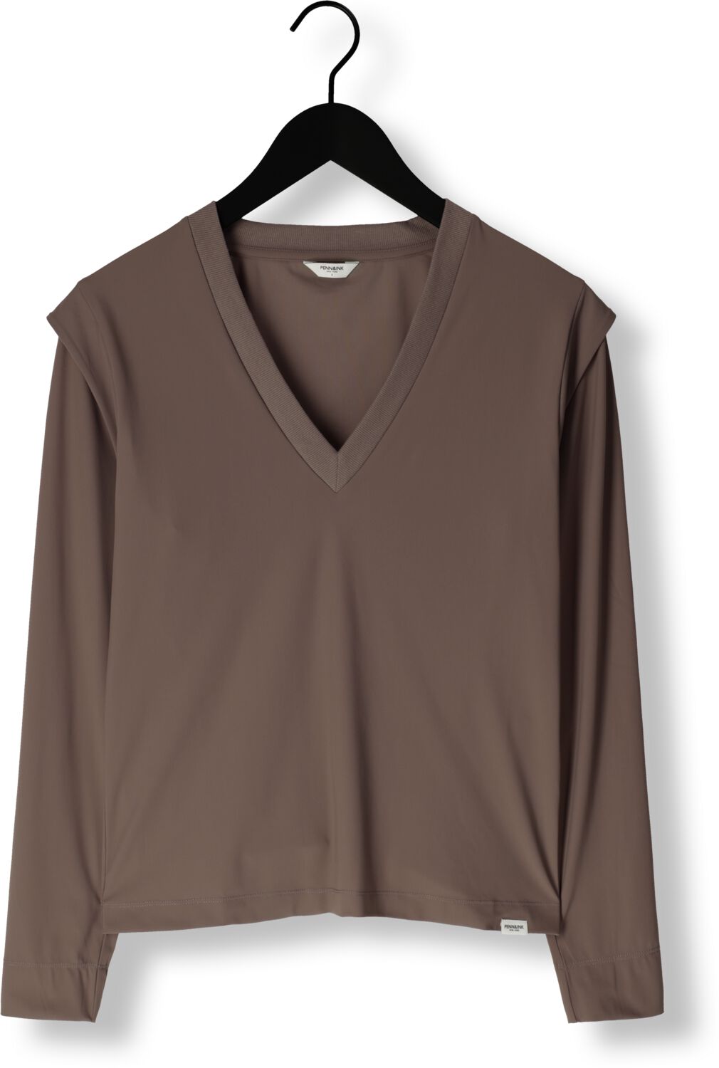 PENN & INK Dames Tops & T-shirts 537 Longsleeve Bruin