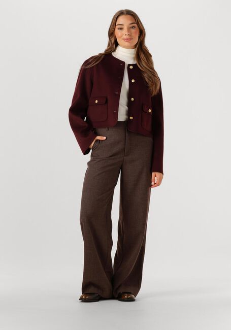 Bordeaux TOMMY HILFIGER Jack DF WOOL BLEND REG LADY JACKET - large